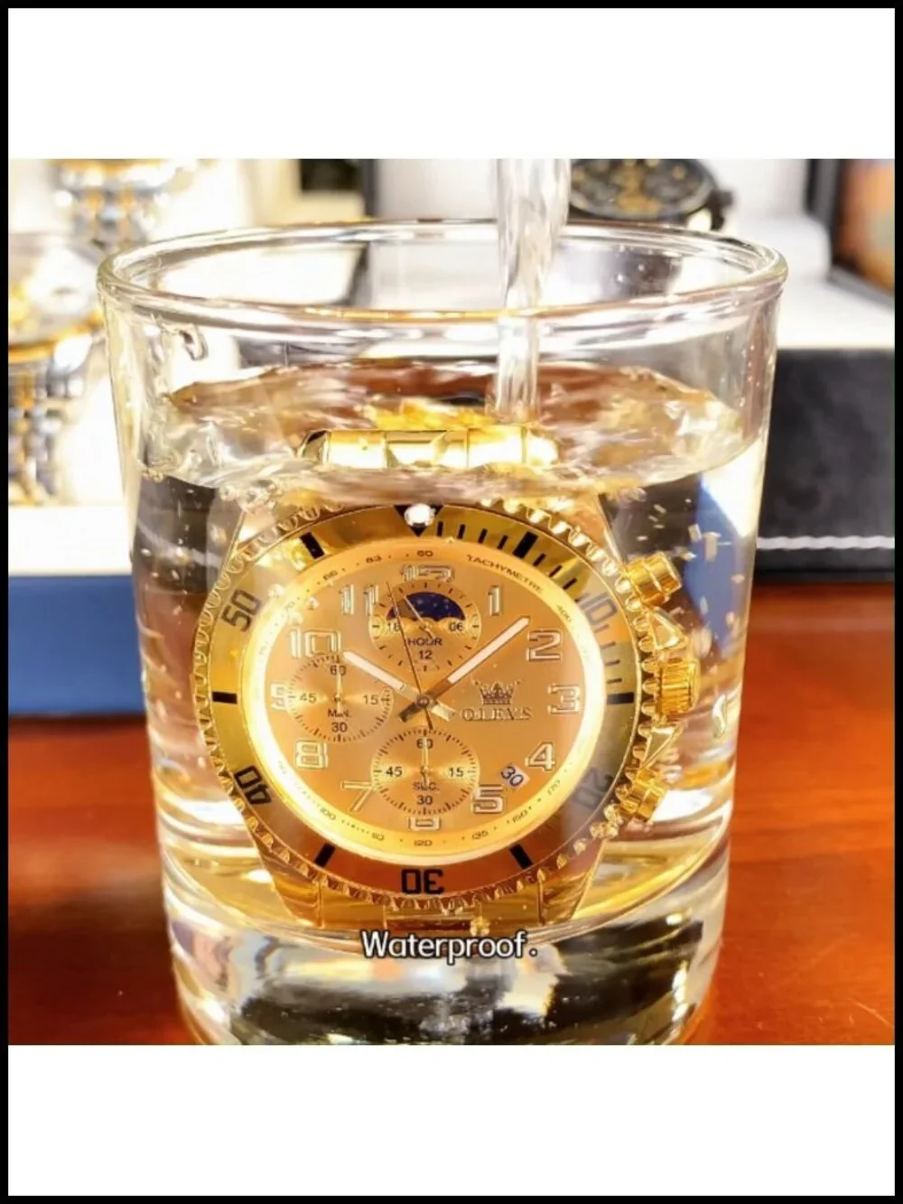Men's Luxury Stainless Steel Analog Quartz Dress Watch Big Face